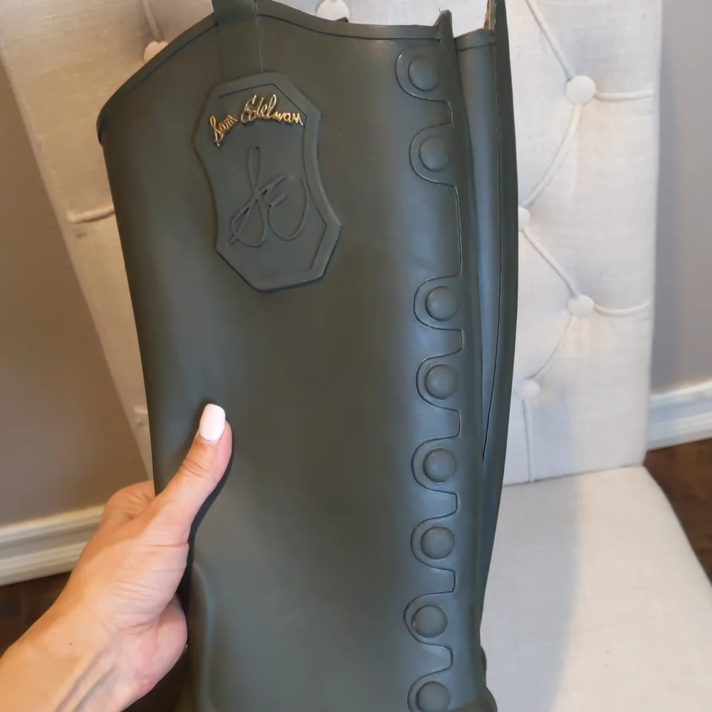 Sam Edelman tall rubber rain boots